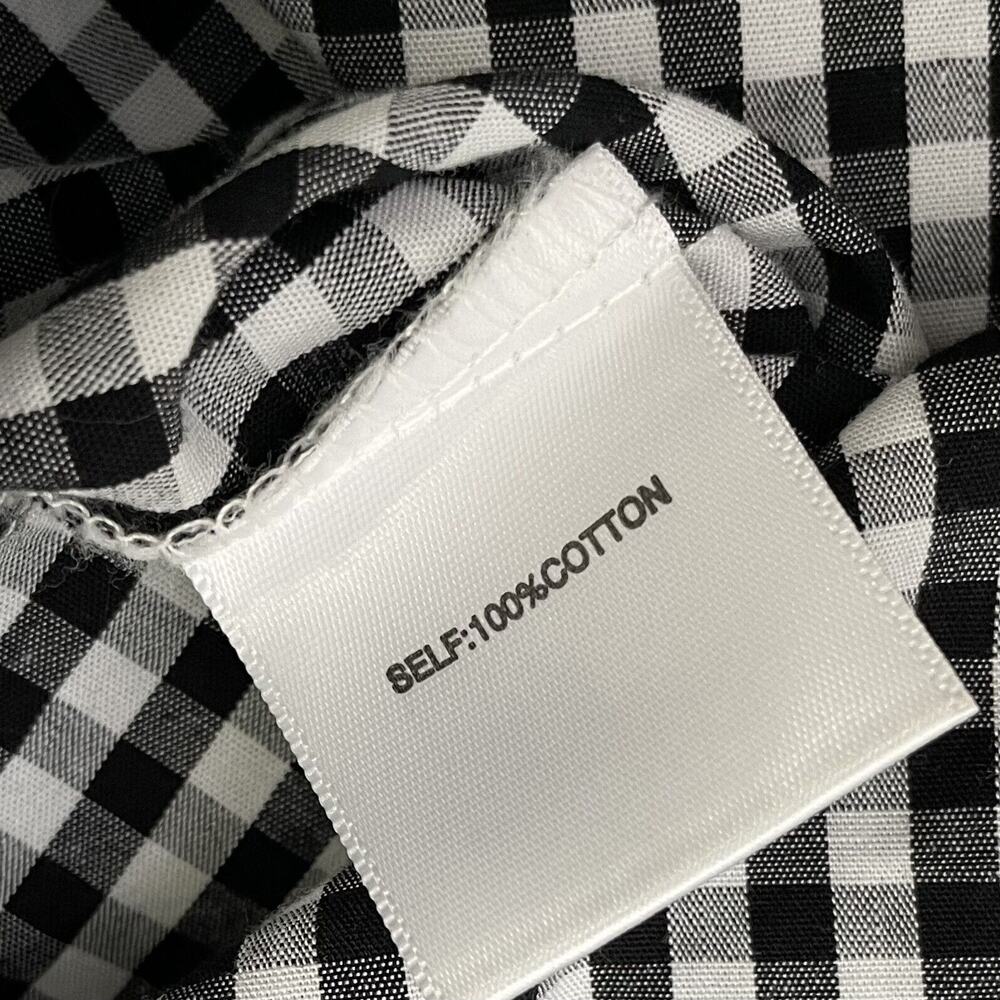 🌸 3/$15 Jane and Delancey Black and White Gingham Blouse - Picture 7 of 7
